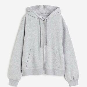 H&M Divided Gray Zip-Up Hoodie
